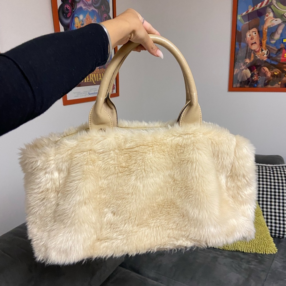 Charming Charlie fur bag/purse